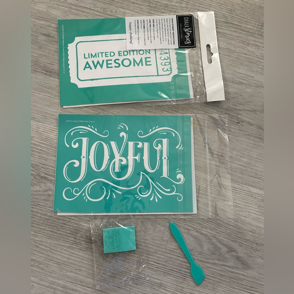Chalk couture transfers x2 DIY